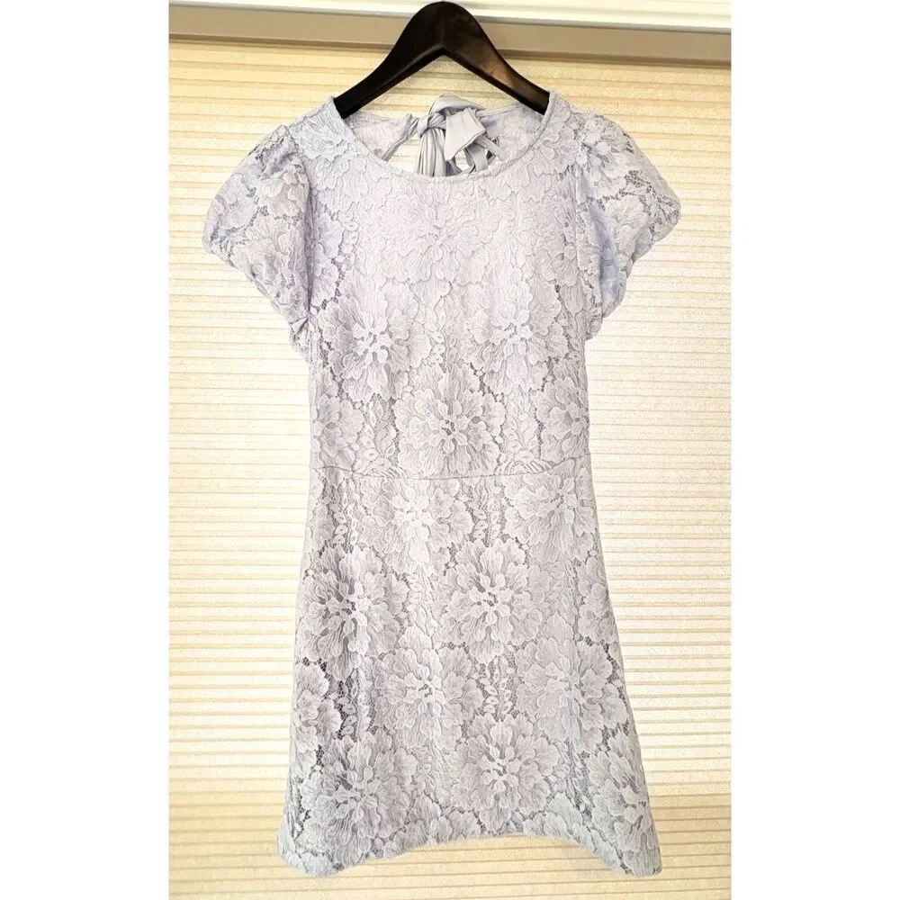 Free People Hailee Lace Mini Dress Light Purple Size Small